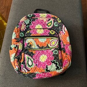 Vera Bradley Large Backpack Ziggy Zinnia